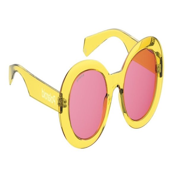 Polaroid Round/Oval Women Sunglasses Acetate Frame